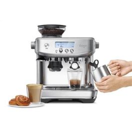 Sage Cafetera Espresso Manual con Molinillo Barista, 3 Segundos, Acero Inoxidable