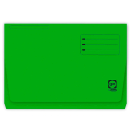 Gio Subcarpeta Con Bolsa Y Solapa Verde Intenso Cartulina Folio 320 gr -25U-