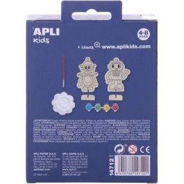 Kit Manualidades Apli Kids Robot 14712/ 2 Figuras/ 4 Botes Témpera/ 1 Pincel/ 1 Paleta Kit Manualidades Apli Kids Robot 14712/ 2 Figuras/ 4 Botes Témpera/ 1 Pincel/ 1 Paleta
