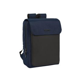 Cartera Escolar Safta Business Black-Blue-Grey Mochila Ordenador 13,3-' 290x120x390 mm