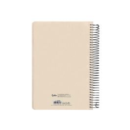 Agenda Espiral Liderpapel Classic A4 2025 Dia Pagina Blanco Y Negro 1 Papel 70 gr