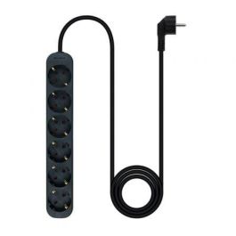 Regleta NANOCABLE 10.37.0006-NS-BK 3680 W 250 V 1,4 m