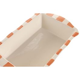 DKD Home Decor Bandeja Mediterraneo Azul Amarillo Gres 20.3 x 7.5 x 32.5 cm (2 Unidades)