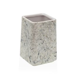 Portacepillos de cerámica Versa 7x10 cm - Gris (2 Unidades) Precio: 5.98999973. SKU: B19396SEK3