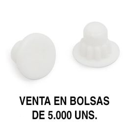 Herrajes Alk Tapa Mina Blanca 5mm (5.000U) Precio: 60.5. SKU: B1K2C75H66