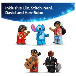 LEGO 43268 Casa de playa de Disney Lilo & Stitch para niños y fans