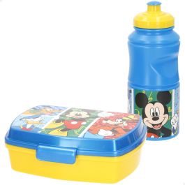 Portameriendas con Accesorios Mickey Mouse Plástico 380 ml 17 x 5,5 x 13,5 cm (6 Unidades)
