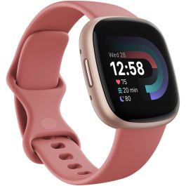 Fitbit Versa 4 Smartwatch GPS con Pantalla Táctil, Monitor de Frecuencia Cardíaca y Oxígeno en Sangre, Resistente al Agua, Copper Rose Precio: 181.5. SKU: S0441773