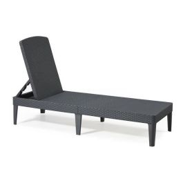 ALLIBERT by KETER Tumbona Jaipur, Resina Sintética Tejida (Imitación Ratán), 4 Posiciones, Desmontable, Grafito, 187x58x29 cm Precio: 89.69000007. SKU: S7103627