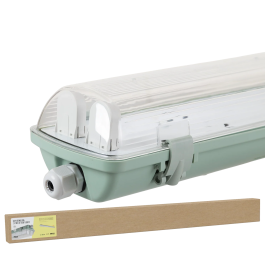 BX3 LIGHT Luminaria Estanca LED IP65 para 2 Tubos 2x36W 1200mm Pantalla de Superficie, Ref: BX3-CX-YH4236T Precio: 17.6418. SKU: B16KLXGTQM