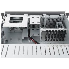 Chieftec UNC-409S-B-OP Estante 4U Negro para Rack ATX/Micro ATX con USB 3.2 y Soporte 2.5/3.5"