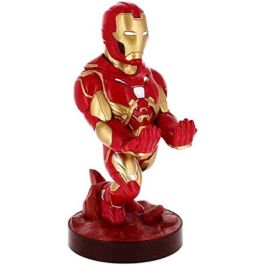 Cable Guy Soporte de Carga Iron Man Marvel 21cm para Mando de Consola y Smartphone (PS5, Xbox Series S/X, iPhone)