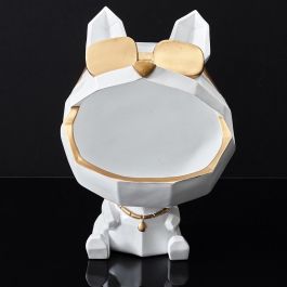 Home Deco Factory Vaciabolsillos Perro Gafas Escultura Home Deco Factory Bla