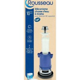 Edouard Rousseau AAABG16380 - Mecanismo de Descarga Abatible Certificado NF - Caudal Potente 3,5 L/s - Ajustable 255-455 mm