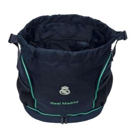 Safta Saco Mochila Real Madrid 2ª Equipación 25/26 - Para Niños +3 Años - Merchandising Oficial Fútbol