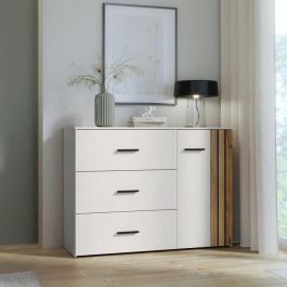 WAIKATO WKTK221RM902 Cómoda con 3 cajones y 1 puerta, Blanca, 119,9 x 41,3 x 89,7 cm Precio: 170.50000011. SKU: B1CSFCKR3R