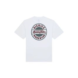 Camiseta de Manga Corta Hombre Dickies Circle Ss Blanco 10 Años