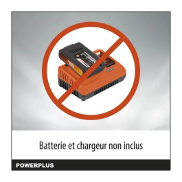 Dual Power Bases de Potencia POWDPG7521 Doble Potencia Batería 20V 145 km/h
