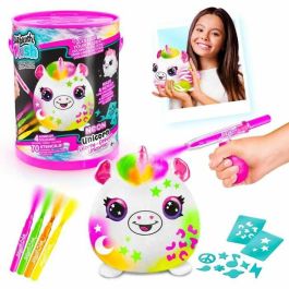 Canal Toys - Peluche con aerógrafo - Barril de peluche Neon Squish con puntas de fieltro y plantillas - AIR 022 Precio: 35.95000024. SKU: B1BKTJ8JA3