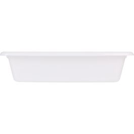 Cubeta Blanca 50x34x8 cm / 8.6L Bob - Dem (12 Unidades) Cubeta Blanca 50x34x8 cm / 8.6L Bob - Dem (12 Unidades)