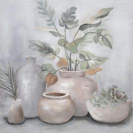 Cuadro Cottage DKD Home Decor Marron Gris 3.7 x 80 x 80 cm (2 Unidades) Cuadro Cottage DKD Home Decor Marron Gris 3.7 x 80 x 80 cm (2 Unidades)