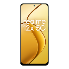 Realme 12X 5G 6-128 BK Smartphone, MediaTek Dimensity 6100+ 5G, 6GB RAM, 128GB, Pantalla 6.6" 120Hz, Cámara 50MP, Batería 5000mAh, Negro Brillante Realme 12X 5G 6-128 BK Smartphone, MediaTek Dimensity 6100+ 5G, 6GB RAM, 128GB, Pantalla 6.6" 120Hz, Cámara 50MP, Batería 5000mAh, Negro Brillante