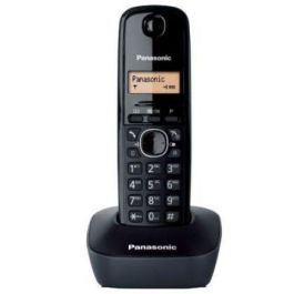 TELÉFONO INALÁMBRICO DECT PANASONIC KX-TG1611JTH NEGRO - IDENTIFICACIÓN LLAMADAS- 50 MEMORIAS - PANTALLA LCD - POSIBILIDAD INSTALACIÓN PARED