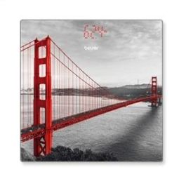 Beurer GS-215 Báscula Digital de Vidrio con Diseño del Puente de San Francisco