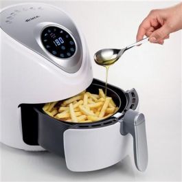 Ariete Freidora de Aire 4616/03 Blanca con Pantalla LCD Táctil, Cocina Saludable con Menos Grasa