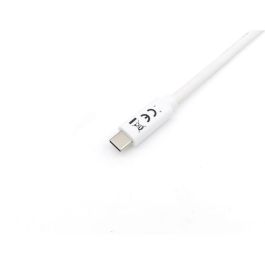 EQUIP 128362 Cable USB-C a USB-C 3.2 Gen 1 Macho/Macho 2 metros Blanco 60W PD