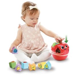 VTech Baby VT3417765646058 Tourni Apple of Formes - Juguete Clasificador de Formas para Bebés de Plástico Reutilizado