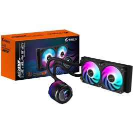 Gigabyte AORUS WATERFORCE X II 240 Refrigeración líquida AIO para CPU - 2 ventiladores ARGB 120mm, pantalla LCD, compatible Intel LGA 1700 y AMD AM5 Precio: 176.50000049. SKU: B1D2PAYNAV