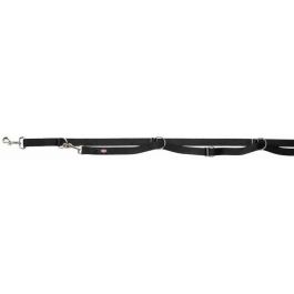 Trixie TRI4047974196915 Correa Ajustable Premium, Extra Larga L-XL, 3m x 25mm, Negro
