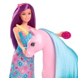 Muñeca Barbie Y Su Unicornio Hyt62 Mattel