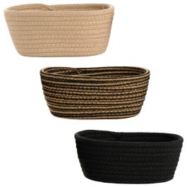 Day Cesta Oval de Poliéster 21x14 cm altura 9 cm