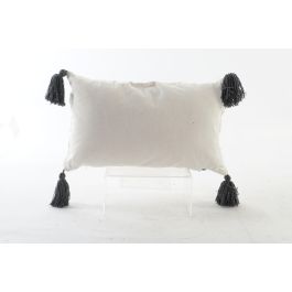 DKD Home Decor Cojin Urban Negro Blanco 10 x 30 x 50 cm (4 Unidades)