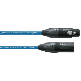 Cordial Cable de Micrófono XLR 5M Azul Precio: 24.89000008. SKU: B1FA3HQJAM