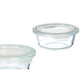 Vivalto Fiambrera Redonda Transparente 14x13x5 cm de Cristal para Alimentos (Set de 24) Precio: 24.78999963. SKU: B1FSA6Q3NG