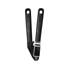 Quttin Prensa Ajos de Acero Inoxidable Laos - Utensilio de Cocina Esencial para Machacar Ajos - 18 x 6.5 x 3 cm (12 Unidades)