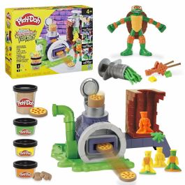 Hasbro HASG18295L0 – Lanzador de Pizzas Play-Doh de las Tortugas Ninja, set de arcilla para modelar