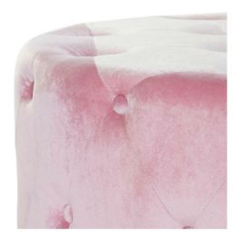 Reposapiés DKD Home Decor Rosa Velvet Madera MDF Glam (2 pcs) Reposapiés DKD Home Decor Rosa Velvet Madera MDF Glam (2 pcs)