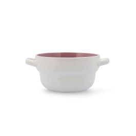 Quid Bol Cerámico Vita Peoni Rosa 50 cL, Set de 6 Unidades. Apto para Lavavajillas y Microondas, Apilable y Pintado a Mano. Precio: 15.49999957. SKU: S2705001