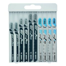 Bosch Surtido básico de hojas de sierra de calar para metal y madera, 10 piezas Precio: 24.99000053. SKU: B1AZFMXKP9