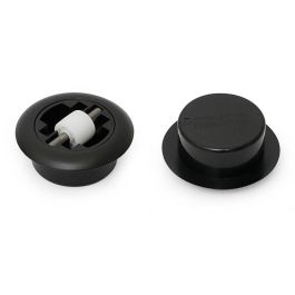 Ruedas y Accesorios D54-40 Rodillo Fijo Rida Plástico Negro, Aro Ø15, Carga 50Kg Precio: 2.50000036. SKU: B1CBMMHD2L