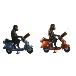 DKD Home Decor Lámpara Sobremesa Moderno Azul Rojo 24.5 x 10 x 23.5 cm (2 Unidades) Precio: 56.50000015. SKU: S3043641