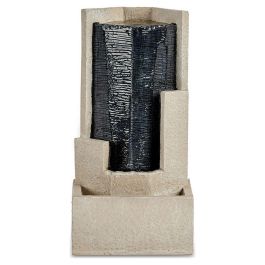 Fuente de Resina Grande Triángulo Giftdecor 17x48.5x25 cm, Marrón/Negro Precio: 50.49999977. SKU: S3608828