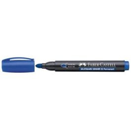 Marcador Permanente Faber-Castell C/Clip Conico Azul (Set de 12) Precio: 10.3455. SKU: B1DTREJJEX