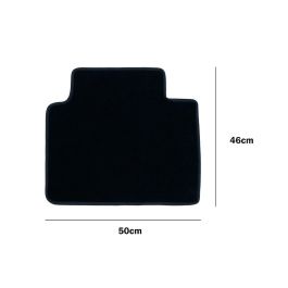 Car Lux OCCNS0046 Alfombrillas a medida Nissan X-Trail 2017-Presente 5 o 7 piezas, velour, anclaje original, antideslizante