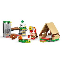 LEGO 72040 Super Mario Acampada con el Capitán Toad Set de Expansión con Tienda, Hoguera y 3 Figuras
