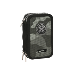 Estuche Escolar con Accesorios Safta Stone Negro 12.5 x 19.5 x 5.5 cm 36 Piezas Precio: 11.49999972. SKU: B1B38CK72P